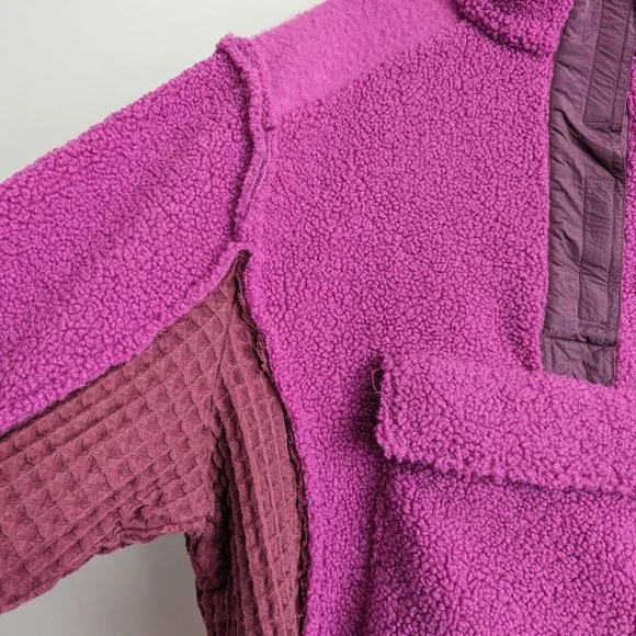 SOLD - BDG Kas Sherpa Mock Neck Fleece - Picture 7 of 10
